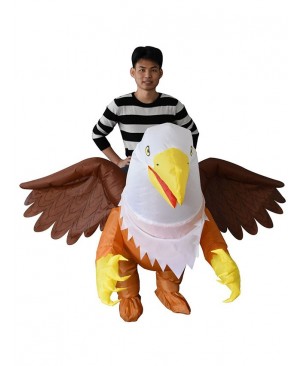 Griffin Eagle Bird Carry me Ride on Inflatable Costume Halloween Christmas Costume for Adult