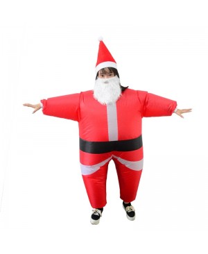 Santa Claus Inflatable Costume Halloween Christmas Xmas Costume For Kid