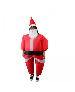 Santa Claus Inflatable Costume Halloween Christmas Xmas Costume For Kid