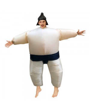 Sumo Inflatable Costume Wrestler Blow Up Costume for Adult