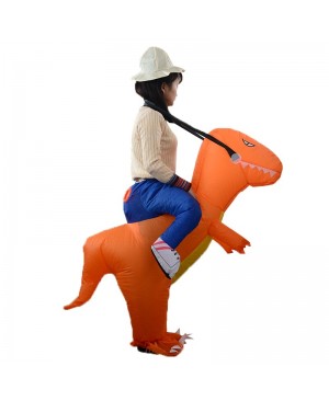 T-Rex Dinosaur Carry me Ride On Inflatable Costume Halloween Christmas For Teenager