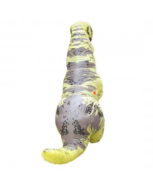 Yellow Tyrannosaurus T-Rex Dinosaur Inflatable Costume Halloween Xmas for Adult/Kid