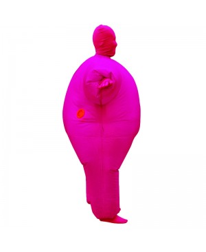 Rose Red Full Body Suit Inflatable Halloween Christmas Costume for Adult