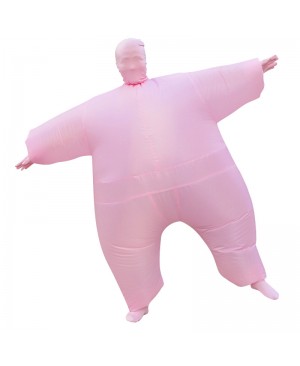 Pink Full Body Suit Inflatable Halloween Christmas Costume for Adult