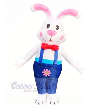 Easter Bunny Rabbit Inflatable Costume Fancy Dress Halloween