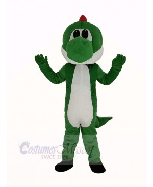 Green Dinosaur Yoshi from Super Mario Mascot Costume Cartoon