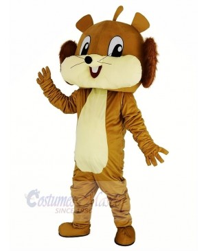 Cute Brown Squirrel Mascot Costume Animal