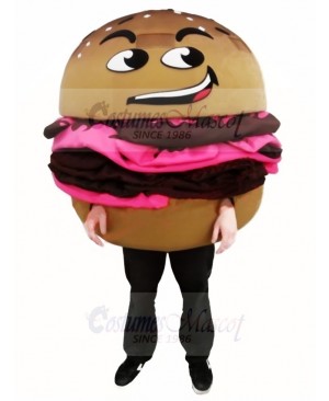 Delicious Hamburger Mascot Costume 