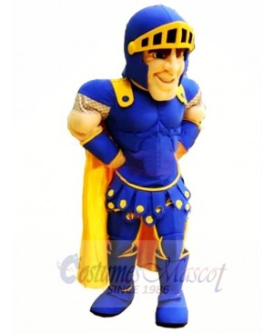 Top Quality Blue Knight Mascot Costume 