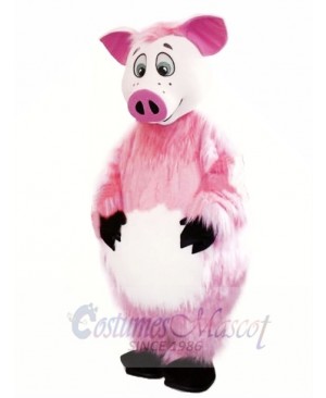 Lovely Pink Pig Mascot Costume 