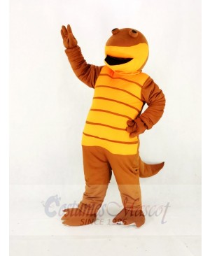 High Quality Adult Orange Billy Salamander Mascot Costume Cartoon