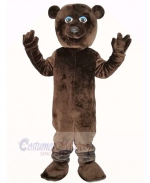 Cool Brown Bear Mascot Costume