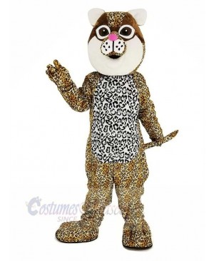 Brown Ocelot Cat Mascot Costume Animal