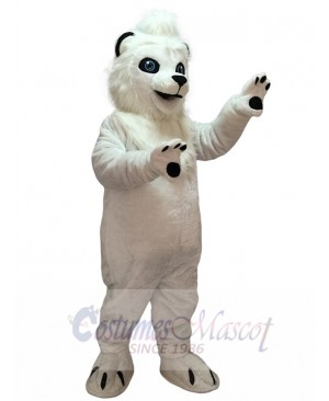 High Quality White Lion Mascot Costume