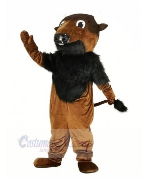 Wild Brown Buffy Buffalo Mascot Costume Animal