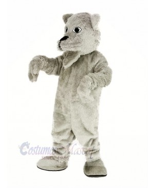 Hairy White Scottie Dog Mascot Costume Animal