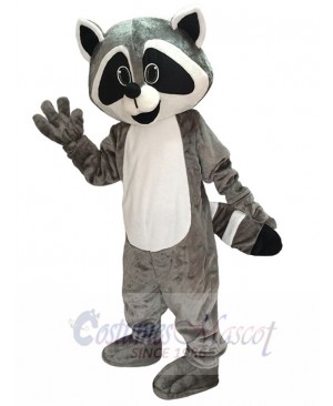 Robbie Raccoon with White Belly Mascot Costume