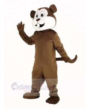 Brown Gopher Mascot Costume Animal