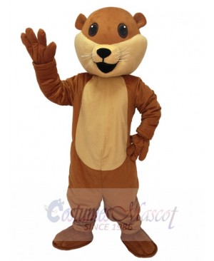 High Quality Realistic New Brown Ollie Otter Mascot Costume