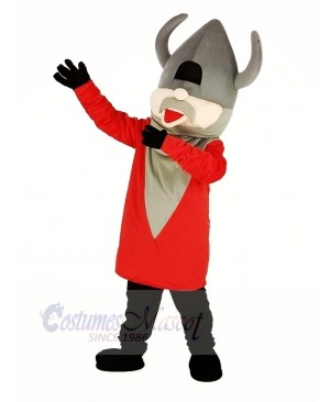 Madcap Viking with Red Coat Mascot Costume People