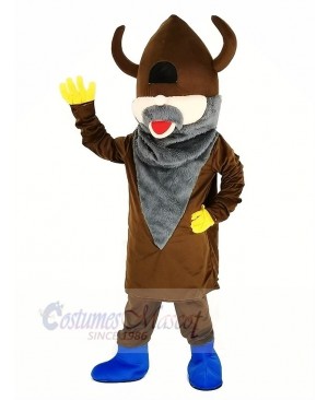 Madcap Viking with Royal Blue Shoes Mascot Costume