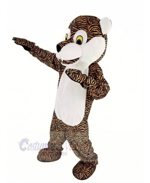 White Beard Tiger Mascot Costume Animal