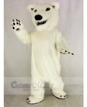 White Polar Bear Mascot Costume Animal