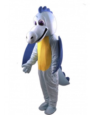 Blue Dragon Mascot Costume