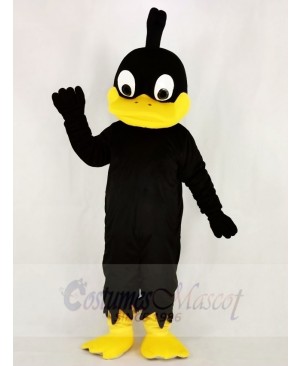 Black Duck with Yellow Mouth Mascot Costume College