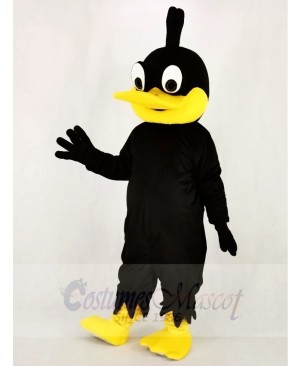 Black Duck with Yellow Mouth Mascot Costume College