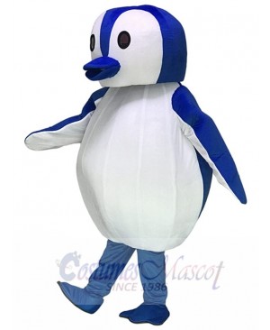 Blue and White Penguin Mascot Costumes