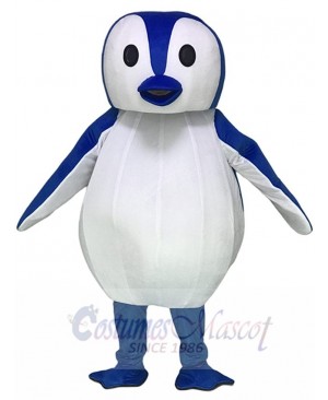 Blue and White Penguin Mascot Costumes