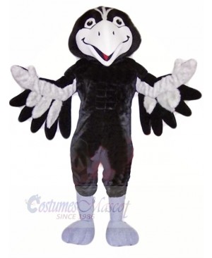 Black and Grey Hawk Mascot Costumes Animal