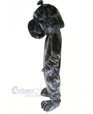 Black Dog with Big Mouth Mascot Costumes Animal	
