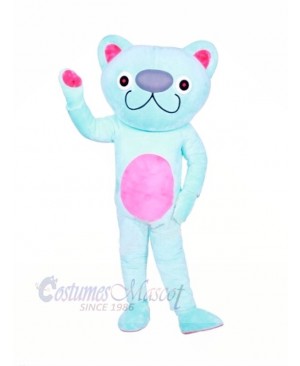 Cute Blue Cat Mascot Costumes Animal