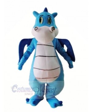 Cute Blue Dinosaur Mascot Costumes Animal