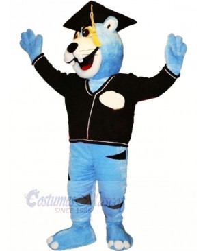 Blue Erudite Panther Mascot Costumes Animal