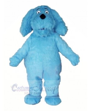 Blue Furry Dog Mascot Costumes Animal