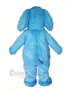 Blue Furry Dog Mascot Costumes Animal