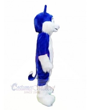 Blue Furry Husky Mascot Costumes Animal