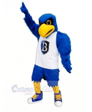 Blue Eagle with White Vest Mascot Costumes Animal