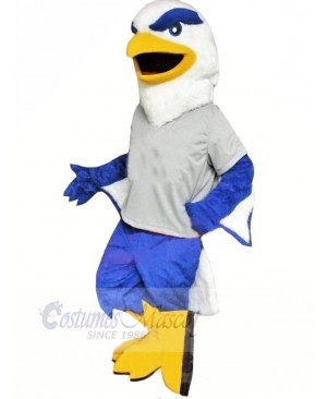 Blue and White Eagle Mascot Costumes Animal