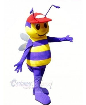 Boy Bee with Red Hat Mascot Costumes Animal	