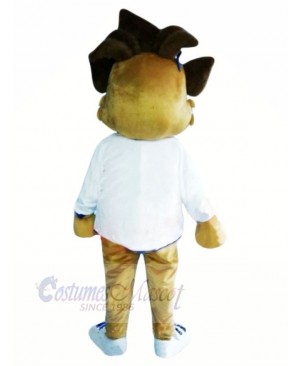 Boy Elephant with Glasses Mascot Costumes Animal