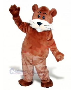 Cute Brown Beaver Mascot Costumes Animal