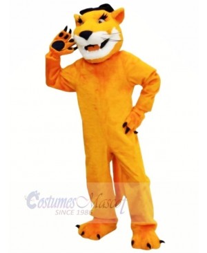 Brown Cougar with Long Beard Mascot Costumes Animal
