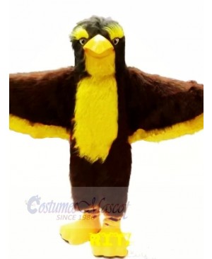 Brown and Yellow Eagle Mascot Costumes Animal	