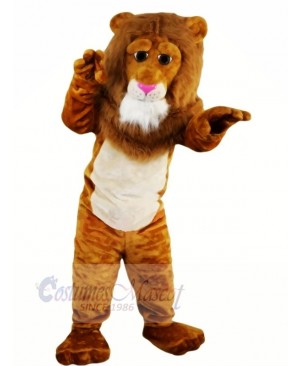 Brown Lion with Long Tail Mascot Costumes Animal