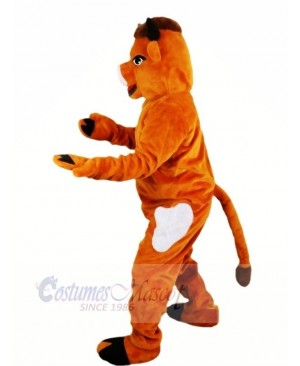 Strong Brwon Cattle Mascot Costumes Animal