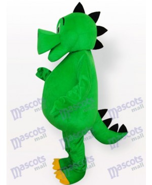 Green Dinosaur Adult Mascot Costume